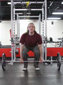 Dead lifts, position 1 of 2