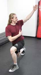 Lunge rotations, position 1 of 2