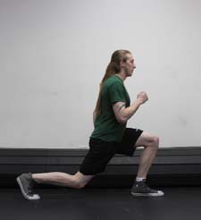 Lunges, position 1 of 2