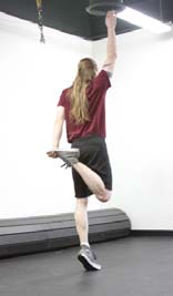 Quad pull and reach, position 1 of 2